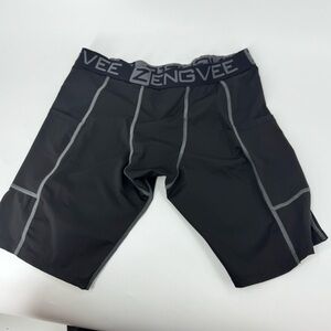 Men's ZengVee Black‎ Performance Compression Shorts